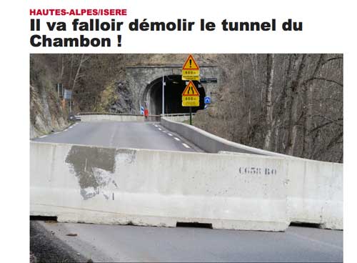 tunnel du chambon