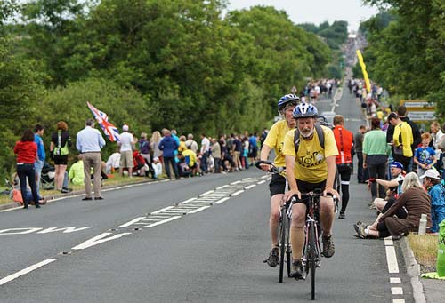 Riding the Tour de France bfore the peloton
