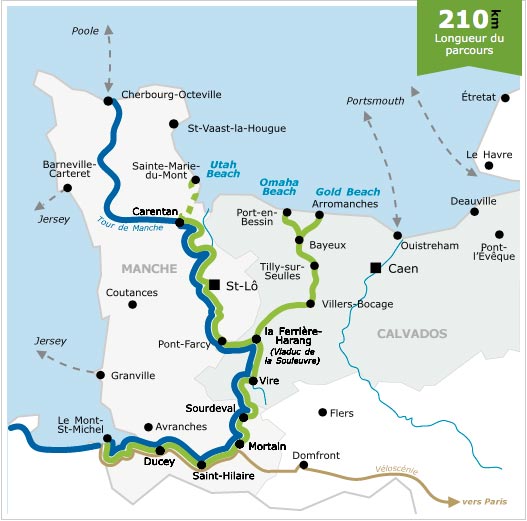D-Day Beaches to Mont St Michel velo