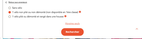 TER trains bikes France