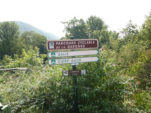 Parcours cyclable de la Garonne